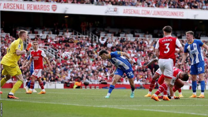 Brighton have won their past three matches at Emirates Stadium in the league and cup Brighton have won their past three matches at Emirates Stadium in the league and cup