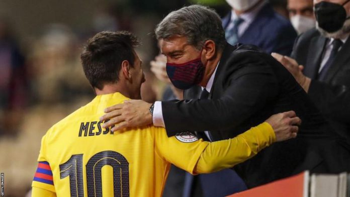 Messi won 10 La Liga titles with Barcelona between 2004 and 2021 Messi won 10 La Liga titles with Barcelona between 2004 and 2021