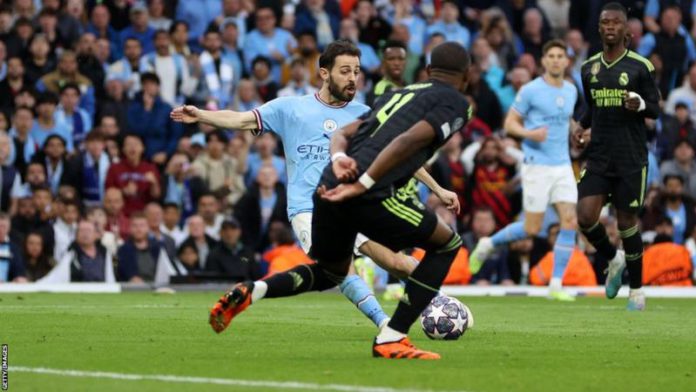 _129761926_bernardosilva Bernardo Silva has now scored 12 goals for Man City in this competition - 10 of those have come in the knockout phase, including each of the last eight.