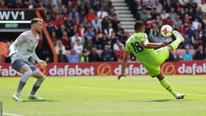 Casemiro has now scored five goals in all competitions this season Casemiro has now scored five goals in all competitions this season