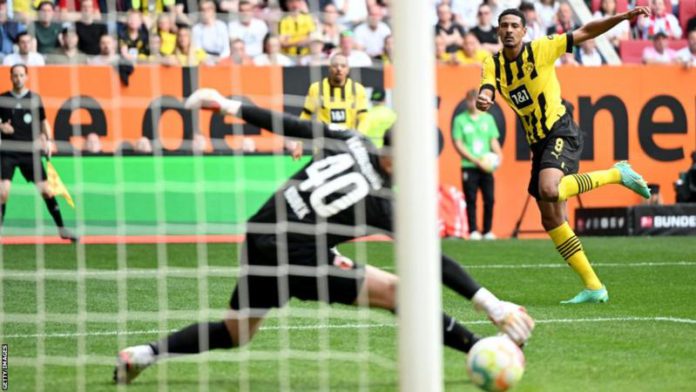 Sebastian Haller scored twice in the second half for Borussia Dortmund Sebastian Haller scored twice in the second half for Borussia Dortmund