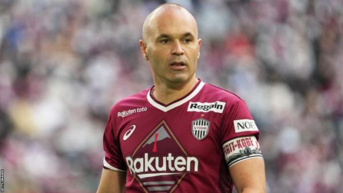 Iniesta joined Vissel Kobe in 2018 after 22 years at Barcelona Iniesta joined Vissel Kobe in 2018 after 22 years at Barcelona