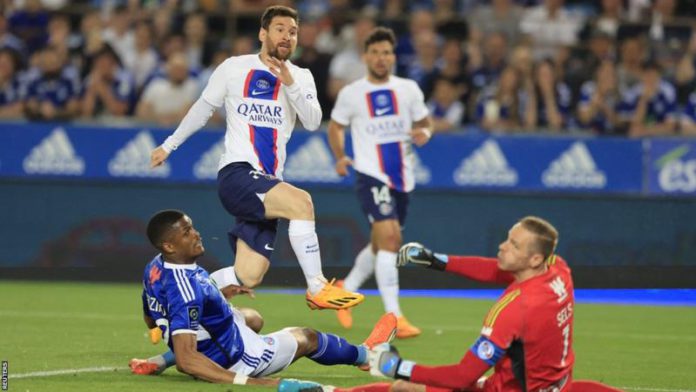 Lionel Messi has 16 goals and 16 assists in Ligue 1 this season Lionel Messi has 16 goals and 16 assists in Ligue 1 this season
