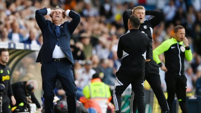 Leeds boss Sam Allardyce could only watch on in anguish as his side succumbed to their 21st league defeat of the season Leeds boss Sam Allardyce could only watch on in anguish as his side succumbed to their 21st league defeat of the season