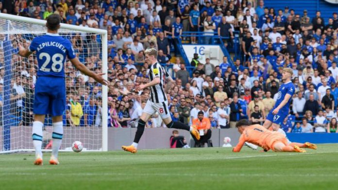 _129895079_gettyimages-1258247040 Anthony Gordon opened the scoring in the first half for Newcastle