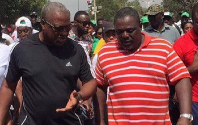 John Dramani Mahama and Koku Anyidoho John Dramani Mahama and Koku Anyidoho
