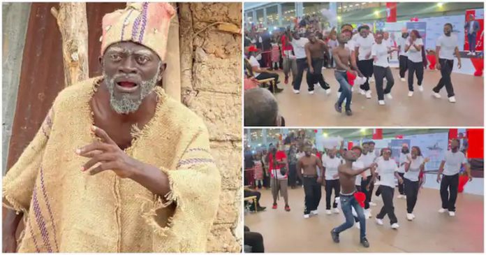 Lil Win displays incredible dance moves in Kumasi. Image Credit: @pulseghana Lil Win displays incredible dance moves in Kumasi. Image Credit: @pulseghana