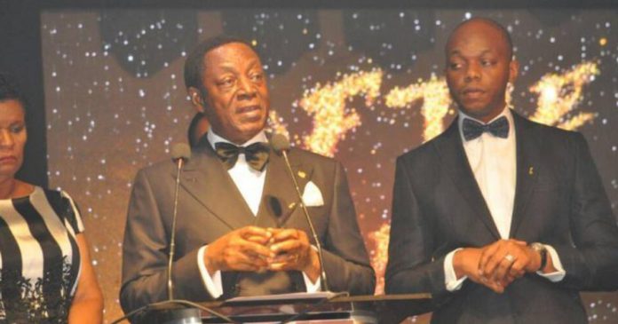 Dr Kwabena Duffuor and son