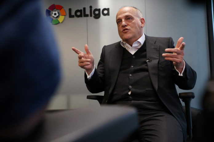 La Liga President Javier Tebas speaks to Reuters about Vinicius Jr and racism