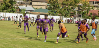 Medeama SC celebrate
