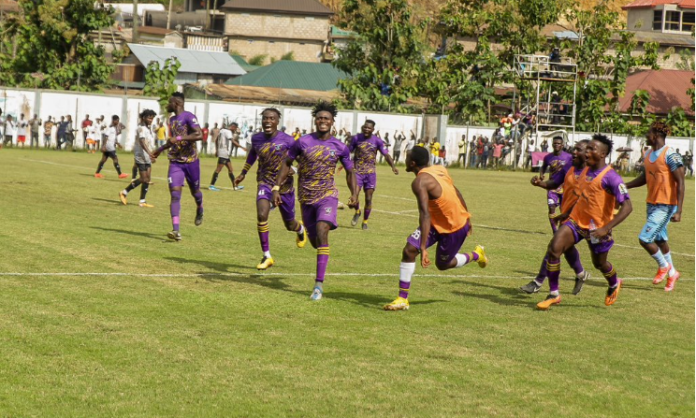 Medeama SC celebrate Medeama SC celebrate