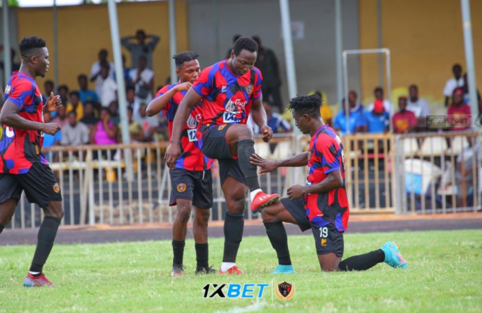 Legon Cities players celebrate Legon Cities players celebrate