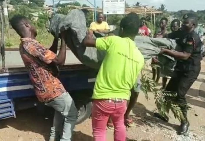 Gomoa Akraman motor accident