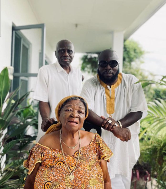 Manifest, Tsatsu Tsikata and his mother as turns 98