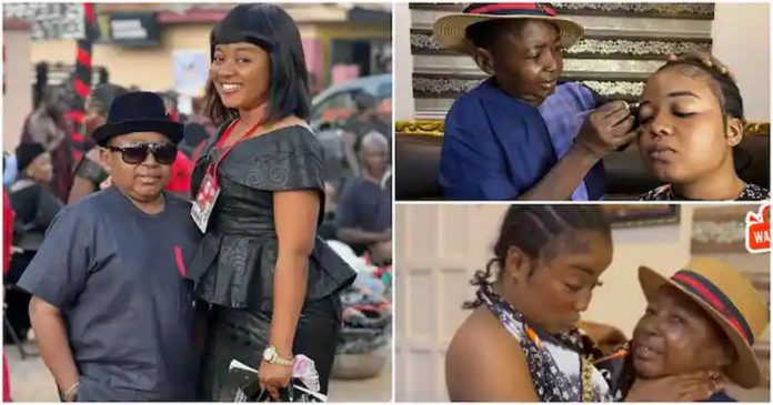 Ghanaian Actor Wayoosi and his wife Adepa. Photo Source: Wayoosi TV Ghanaian Actor Wayoosi and his wife Adepa. Photo Source: Wayoosi TV