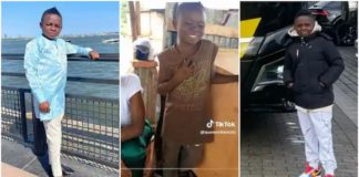 Yaw Dabo (L & R) gets his own lookalike (M). Photo Source: Samuel Dabo