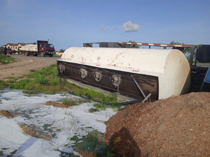 Fuel tanker accident