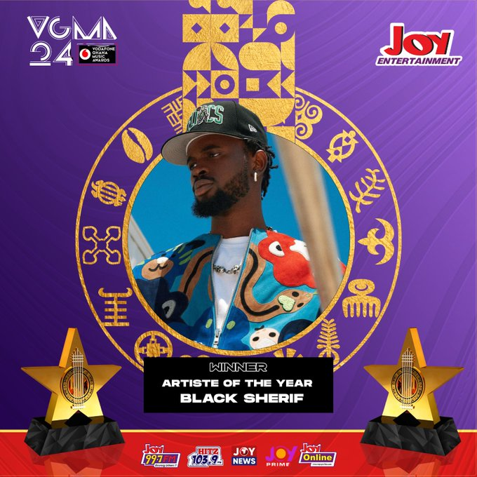 Black Sherif is 2023 VGMA Artiste of the Year