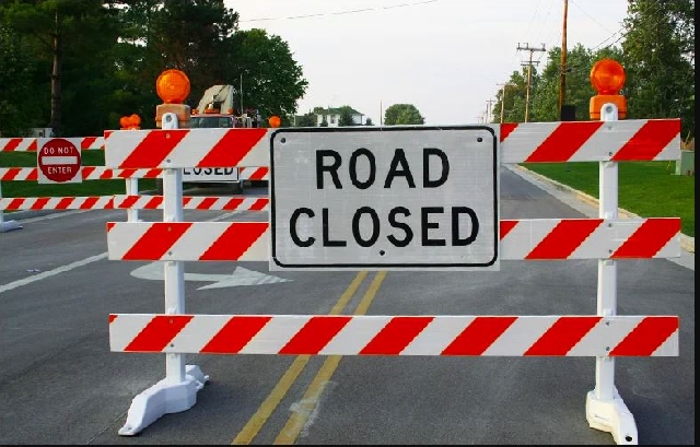 road closed