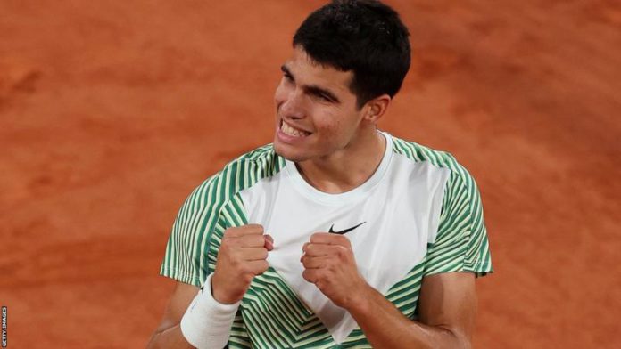 Carlos Alcaraz won his first Grand Slam title at the 2022 US Open Carlos Alcaraz won his first Grand Slam title at the 2022 US Open