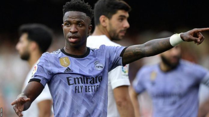 Real Madrid winger Vinicius Jr said "Spain is known as a country of racists" after abusive chants were directed towards him at Valencia Real Madrid winger Vinicius Jr said "Spain is known as a country of racists" after abusive chants were directed towards him at Valencia
