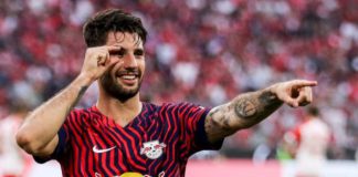 Szoboszlai scored six goals for RB Leipzig in the Bundesliga last season