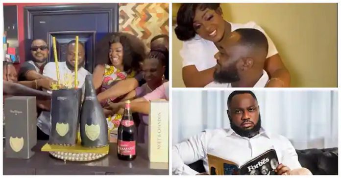 A collage of Tracey Boakye and her husband, Frank Badu Ntiamoah Image credit: @Tracey_boakye A collage of Tracey Boakye and her husband, Frank Badu Ntiamoah Image credit: @Tracey_boakye