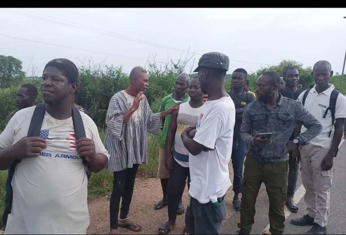Arrest Operation in Gomoa Nyanayano" Arrest Operation in Gomoa Nyanayano"
