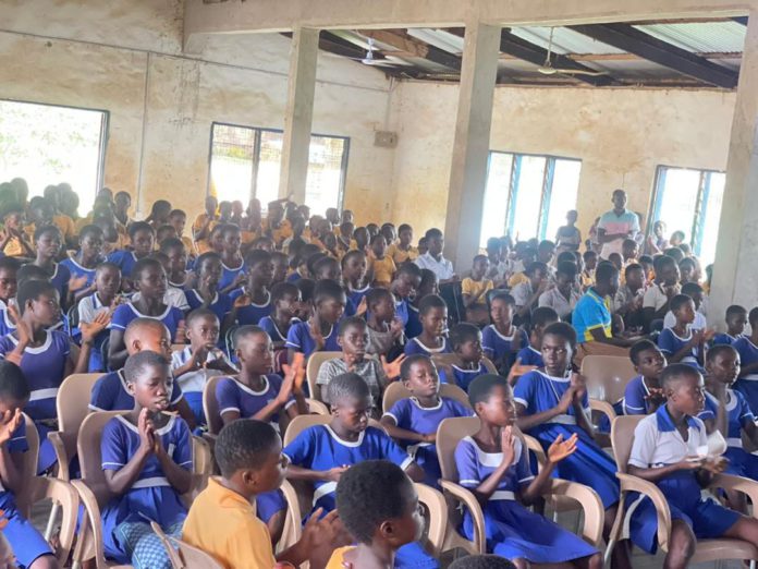 NYA sensitizes pupils on menstrual health at Sehwi Humjibre
