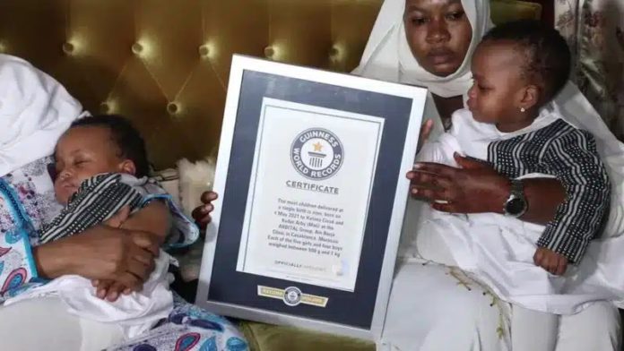 Guinness World Record nonuplets