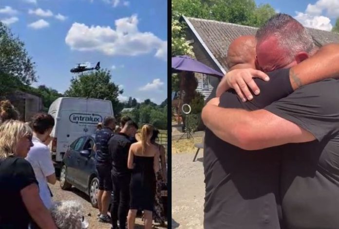 Man fakes his death