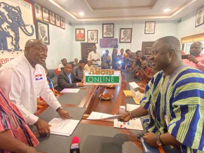Kwabena Agyepong files nomination Kwabena Agyepong files nomination