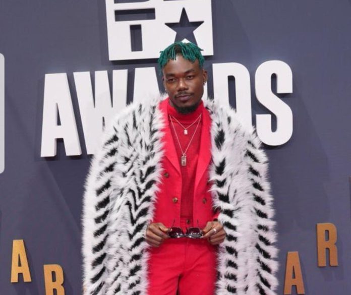 Camidoh on 2023 BET red carpet