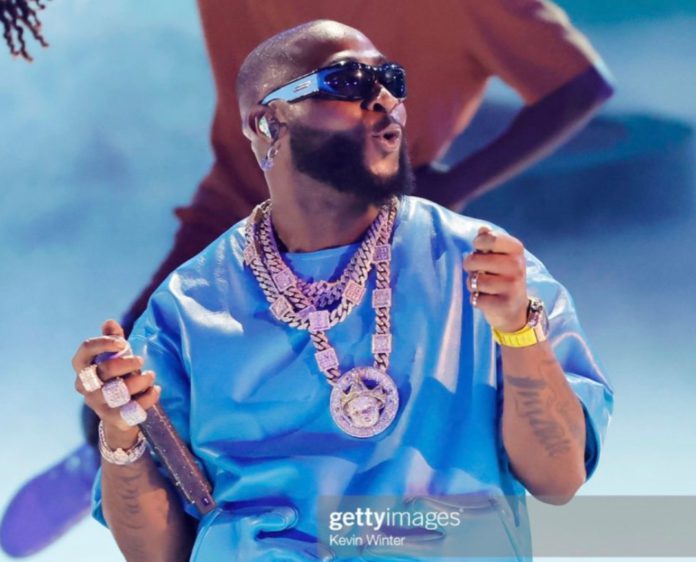 Davido perfroming at BET 2023 Photo credit: Getty Images