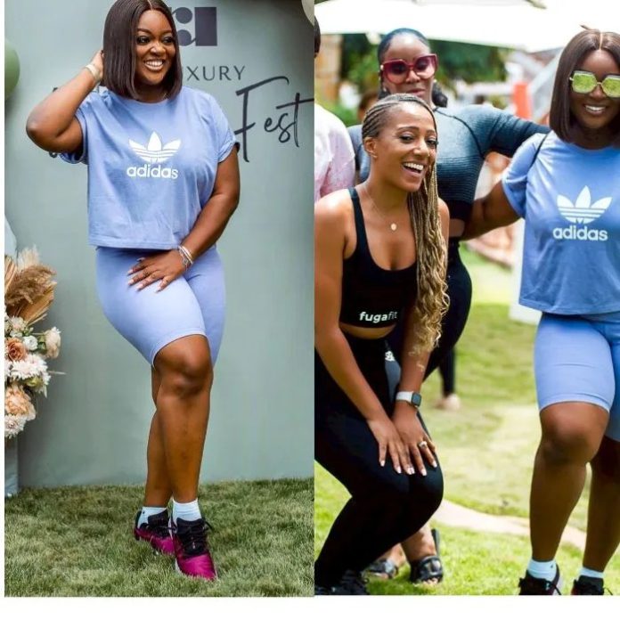 Jackie Appiah and Valerie Obaze