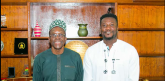 Alban Bagbin [L] and Asamoah Gyan [R]