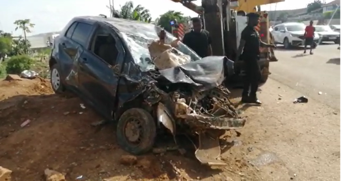 50 church members injured in accident involving four cars