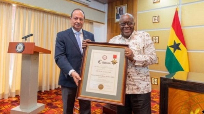 Prez Akufo-Addo receives highest international diplomatic award Prez Akufo-Addo receives highest international diplomatic award