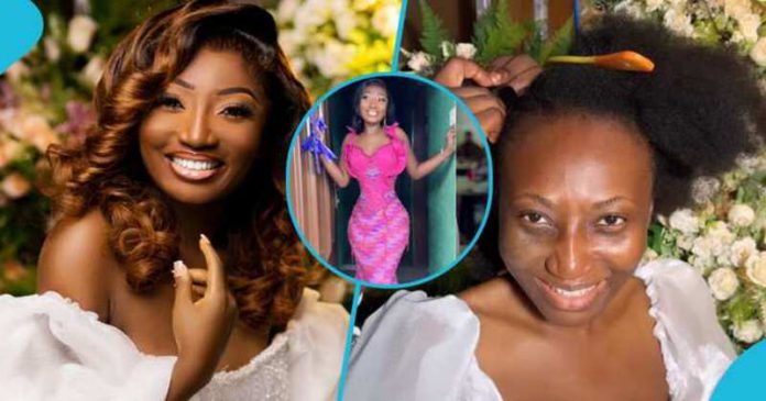 Ghanaian bride Akosua looks stunning in flawless makeup. Photo credit: @barima_makeup_artistry Ghanaian bride Akosua looks stunning in flawless makeup. Photo credit: @barima_makeup_artistry
