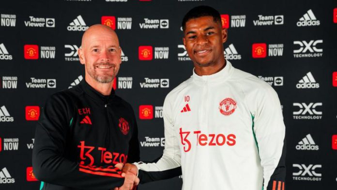 Marcus Rashford has spent eight seasons as a Manchester United first-team player Marcus Rashford has spent eight seasons as a Manchester United first-team player