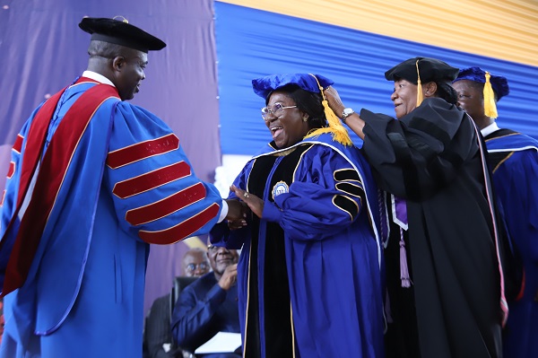 Valley View University honours Chief of Staff, Frema Osei-Opare Valley View University honours Chief of Staff, Frema Osei-Opare