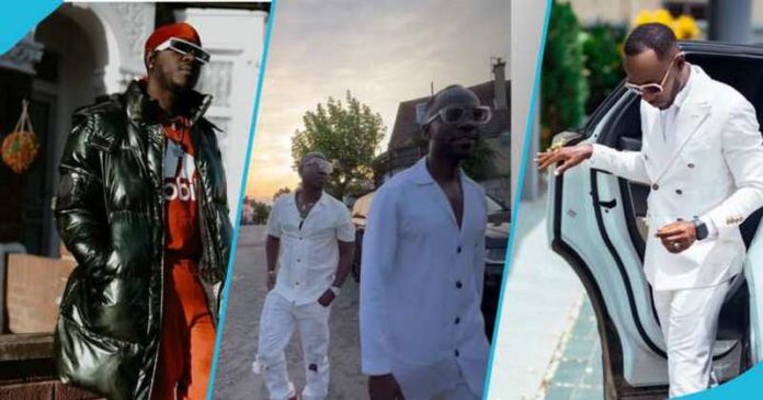 A collage of Okyeame Kwame And Flowking Stone Image credit: @flowkingstone @okyeamekwame A collage of Okyeame Kwame And Flowking Stone Image credit: @flowkingstone @okyeamekwame
