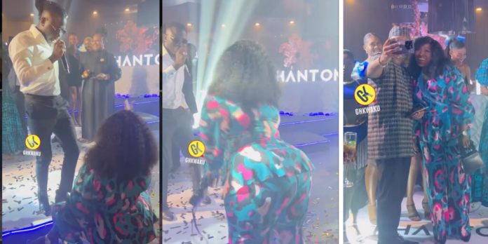 Ghanaian actress Gloria Sarfo and Stonebwoy rock classy outfits. Photo credit: @ghkwaku Ghanaian actress Gloria Sarfo and Stonebwoy rock classy outfits. Photo credit: @ghkwaku