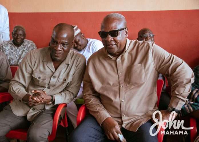 Haruna Iddrisu (left) with John Dramani Mahama (right) Haruna Iddrisu (left) with John Dramani Mahama (right)