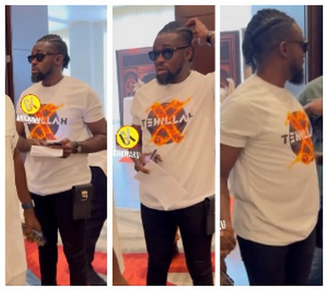 A collage of Isaac Twum-Ampofo at the unveiling of Tehilla X A collage of Isaac Twum-Ampofo at the unveiling of Tehilla X