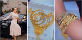 Ace Nollywood actress Regina Daniels stirs emotions online as she flaunts her expensive gold set worth over 10m. Photo credit: @regina.daniels