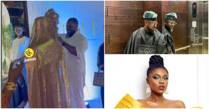 Becca and her husband rock elegant outfits: Photo credit: @beccaafrica Becca and her husband rock elegant outfits: Photo credit: @beccaafrica