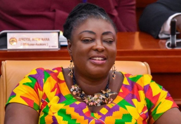Freda-Prempeh (Copy) Freda Prempeh as the Minister for Sanitation and Water Resources.