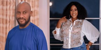 Judy Austin and Yul Edochie