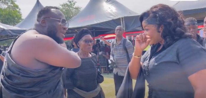 Empress Gifty at funeral of Kaywa's mother